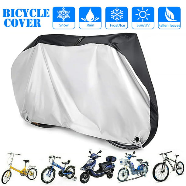 Bike Rain Cover 190T Nylon Waterproof Anti Dust Rain UV Protection Heavy Duty
